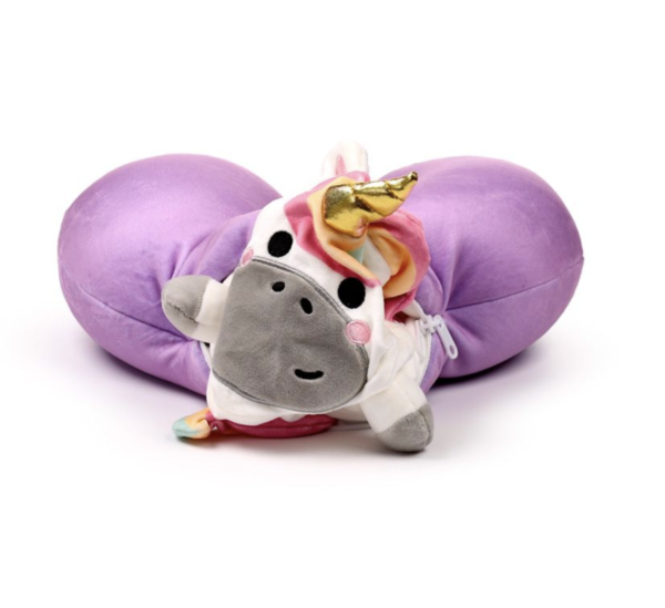 Almohada de Viaje y Peluche 2 en 1 Swapseazzz Unicornio Adoracorns - Imagen 7