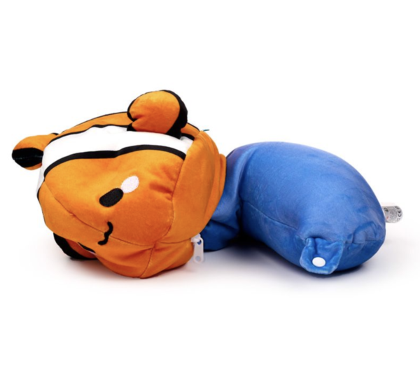 Almohada de Viaje y Peluche 2 en 1 Swapseazzz Pez Payaso Adoramals Océano - Imagen 7