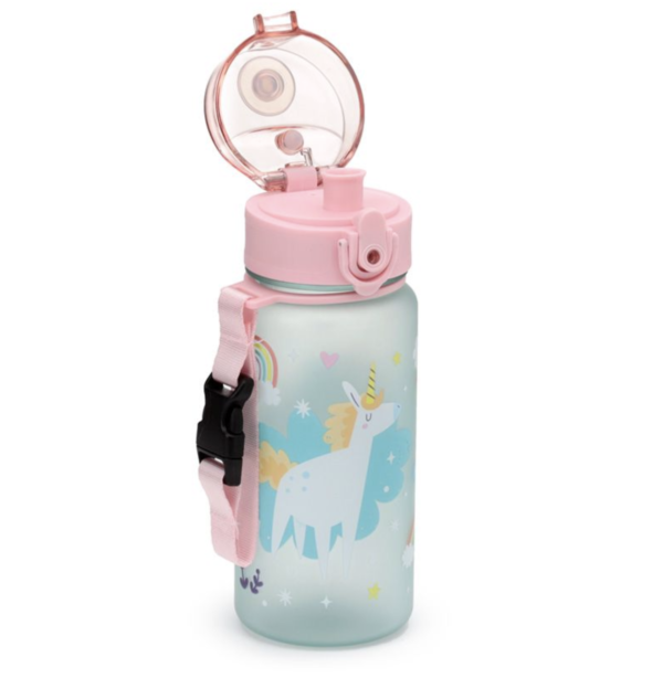 Botella de Agua Infantil Inastillable Unicornio Mágico 350ml - Imagen 5