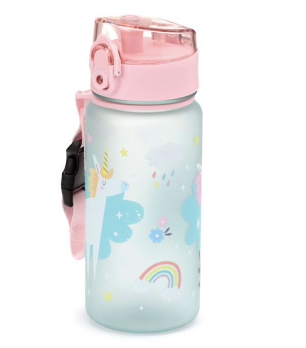 Botella de Agua Infantil Inastillable Unicornio Mágico 350ml - Imagen 4