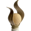 Lámpara hoja de Coco Blanca - Imagen 2