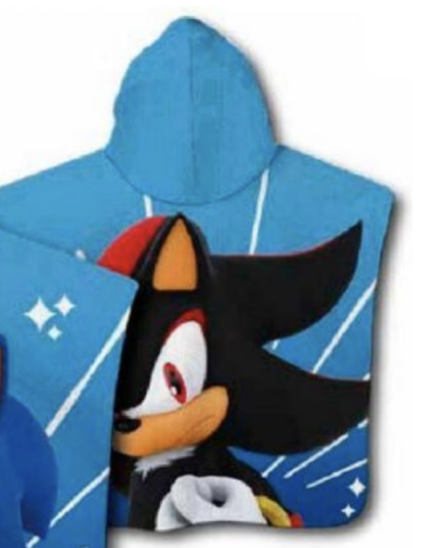 Poncho toalla Microfibra Sonic The Hedgehog - Imagen 2