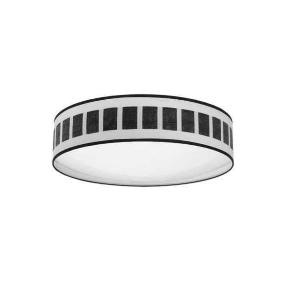 Plafón Led Blanco-madera Negra 72w 5616lm3000,4000k,6500k