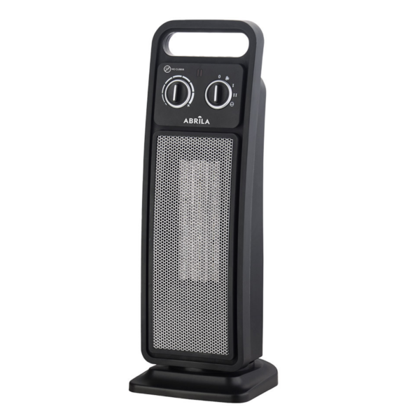 Termoventilador Ceramico Vertical 2000w Negro 2 pot. oscilante antivuelco termostato Prot.cal