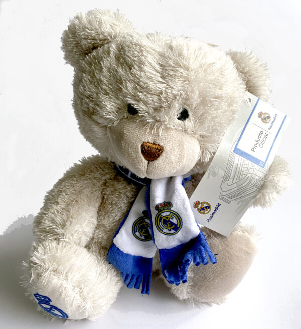 Real Madrid Peluche Oso con bufanda - Imagen 2