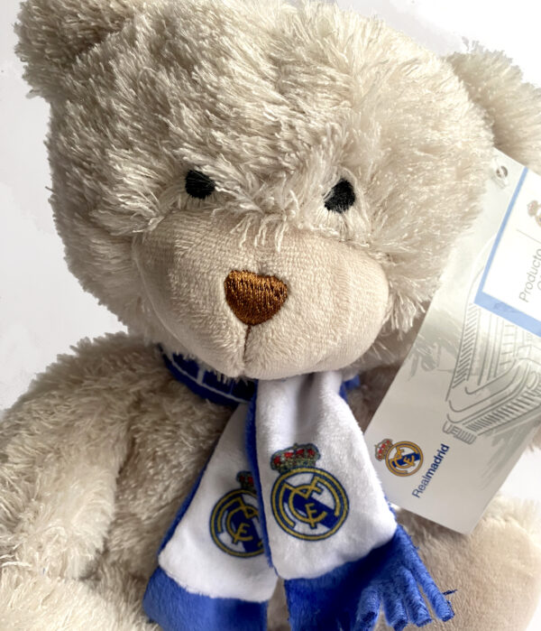 Real Madrid Peluche Oso con bufanda - Imagen 3