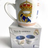 Real Madrid taza azul bicolor en caja - Imagen 6