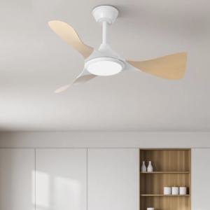 Ventilador 3 aspas Dc Led Blanco