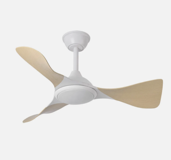 Ventilador 3 aspas Dc Led Blanco - Imagen 2