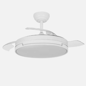 Ventilador 3 aspas desplegables Dc Blanco