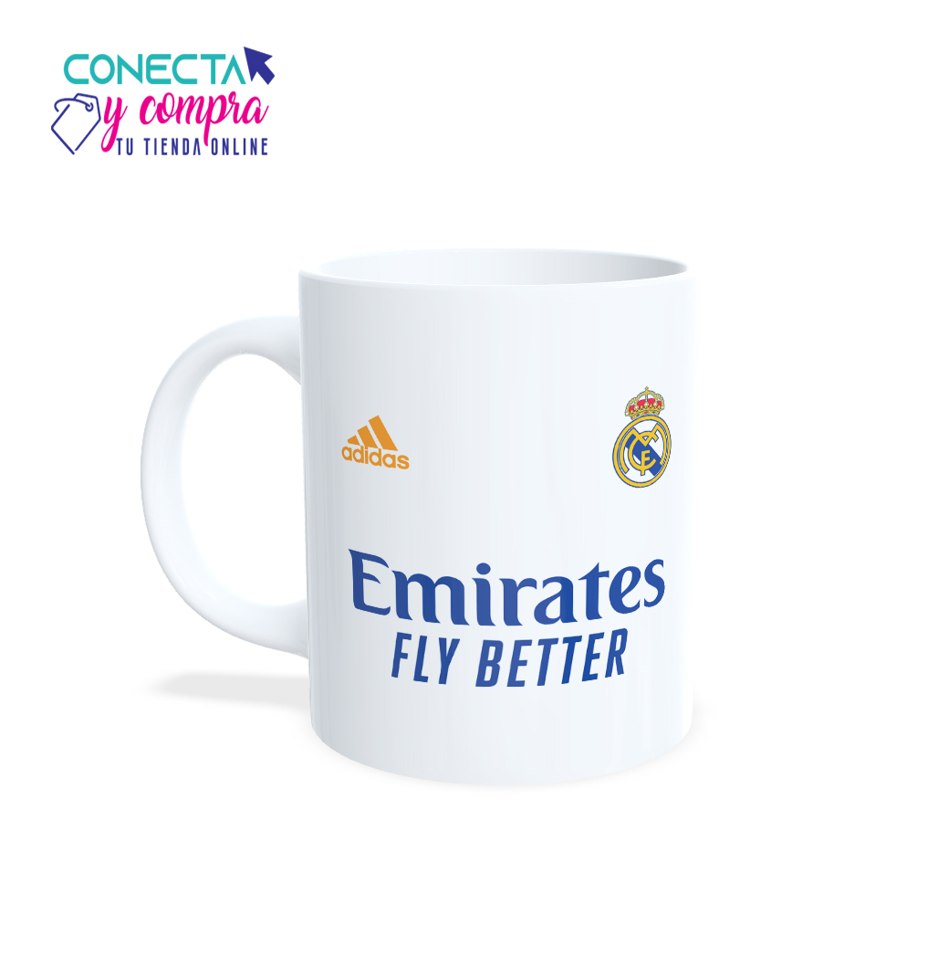 Taza Real Madrid Personalizada Nombre Número - Imagen 4
