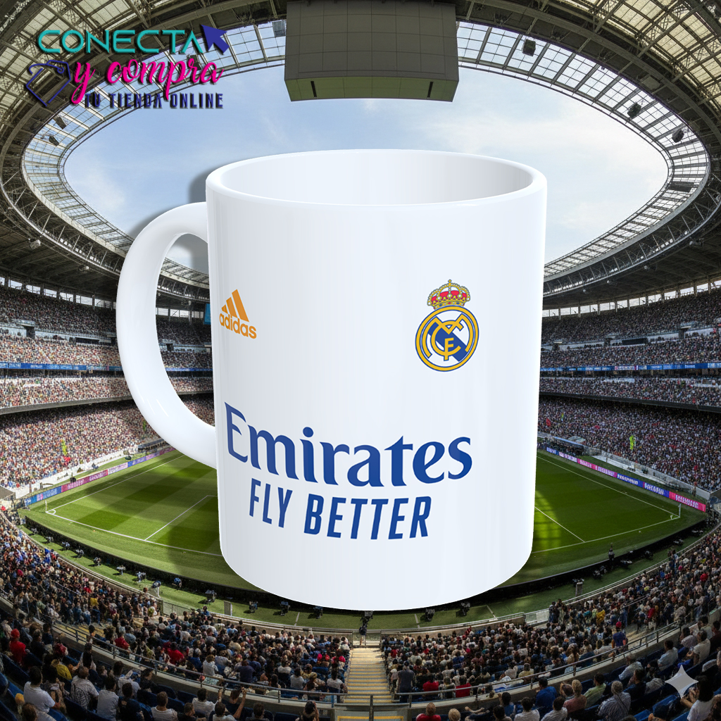 Taza Real Madrid Personalizada Nombre Número